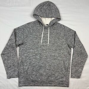 Lululemon Mens City Sweat Pullover Hoodie Sz Large Heathered Grey EUC B6